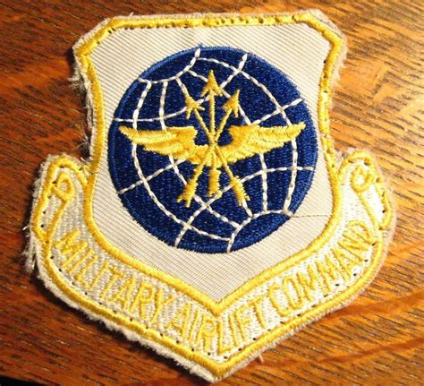 Details About Military Airlift Command Jacket Patch Vintage Usaf