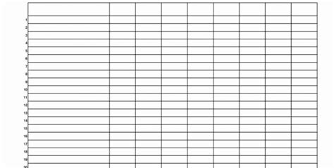 Free Blank Spreadsheet Templates 12 Blank Spreadsheet Templates Free