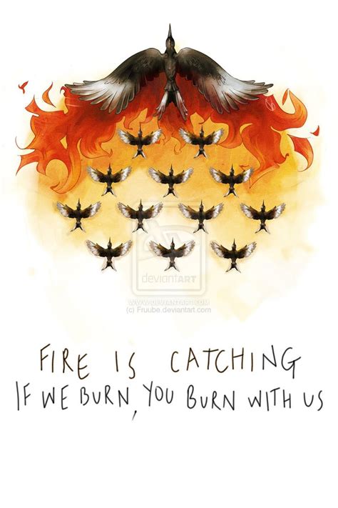 If We Burn You Burn With Us By ~fruube On Deviantart Hunger Games
