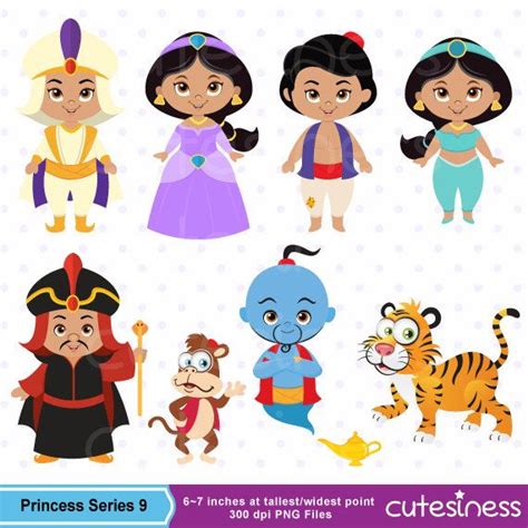 Princess Digital Clipart Princess Clipart Aladdin By Cutesiness Little