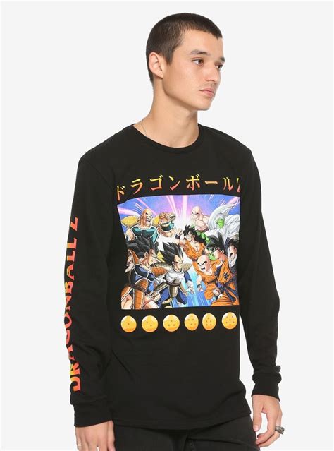 Maybe you would like to learn more about one of these? Dragon Ball Z Battle Long-Sleeve T-Shirt Hot Topic Exclusive | Hot topic shirts, Hot topic