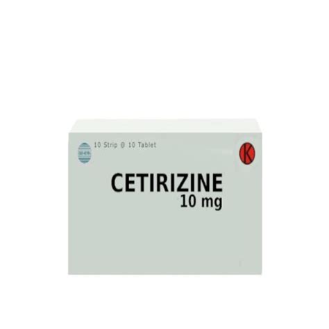Cetirizine 10 Mg 10 Tablet Pharos Alodokter Shop