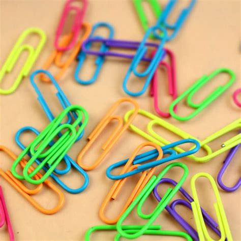 Small Paper Clips Vinyl Coated Holder For School And Office School