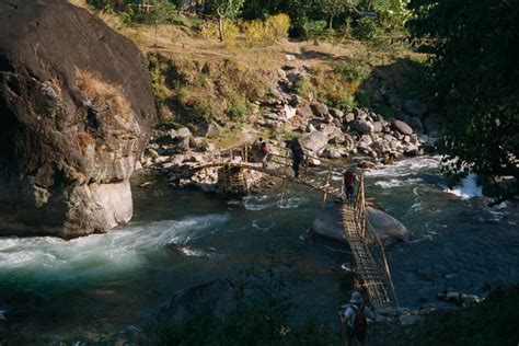 River Crossing Nepal 07 Oct 1999 Fifescapes
