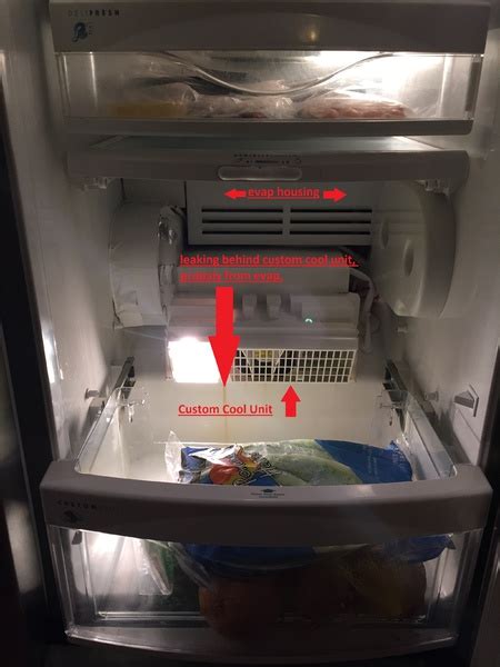 Check spelling or type a new query. Kenmore Refrigerator Leaking Water Inside