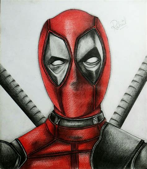 Hello everyone, today's lesson is made at the request of our readers who are not indifferent to the marvel universe, and today we will draw the mysterious deadpool! Deadpool drawing - Artistic realm - Drawings ...