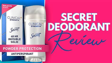 Review Secret Deodorant Must Have Item Youtube