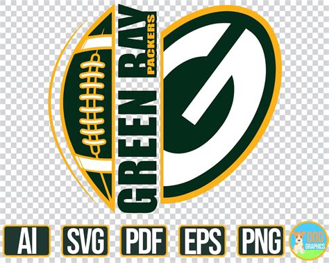 Green Bay Packers Svg Nfl Football Sports Logo For Cricut Etsy