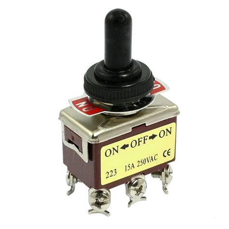 Promotion AC 250V 15A 6 Pin DPDT On Off On 3 Position Mini Toggle