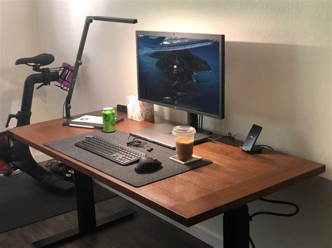 Diy Standing Desk Reddit Took A Few Iterations But Finally Have A Wfh