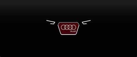 Audi Logo With Headlights 3440x1440 Logo Wallpaper Hd Audi Logo