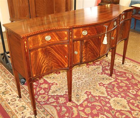 Gorgeous Early 20th Century Flame Mahogany Federal Style Sideboard