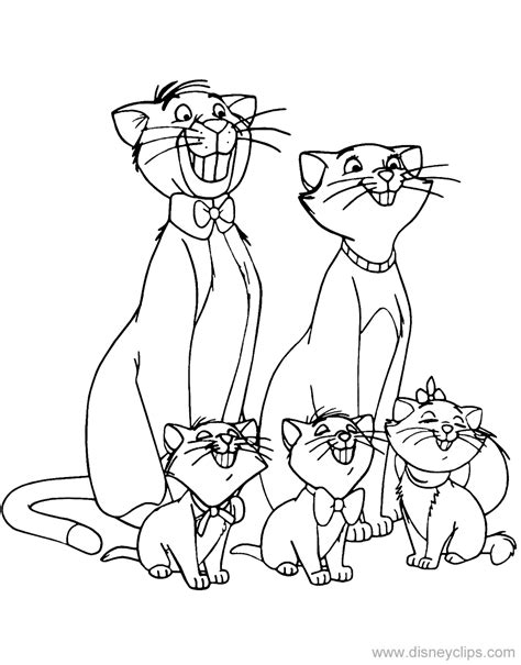 Free printable coloring pages aristocats coloring sheets. The Aristocats Coloring Pages | Disneyclips.com