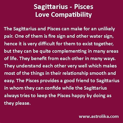 Sagittarius And Pisces Love Compatibility Pisces Compatibility