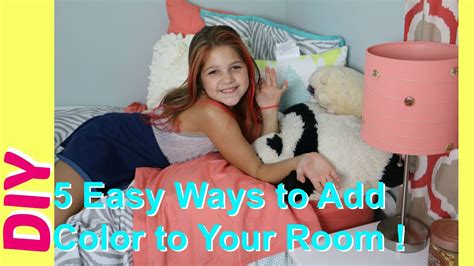 Learn how to turn your room into a wonder without any effort. 5 DIY Room Decor | Easy Ways to Add Color to Girls ...