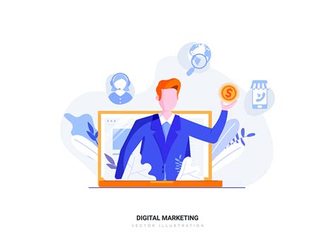 Digital Marketing Vector Illustration Uplabs
