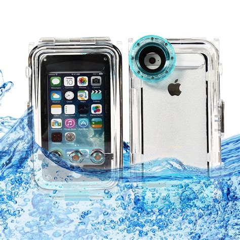 Coastacloud Iphone 5 5c 5s Ip8x Waterproof Housing Hard Case With Neck