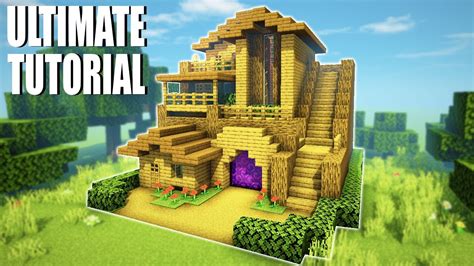 Minecraft Tutorial How To Make A Ultimate Wooden Survival Base 3 2020