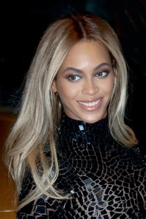 Beyoncé Straight Ash Blonde Hairstyle Steal Her Style