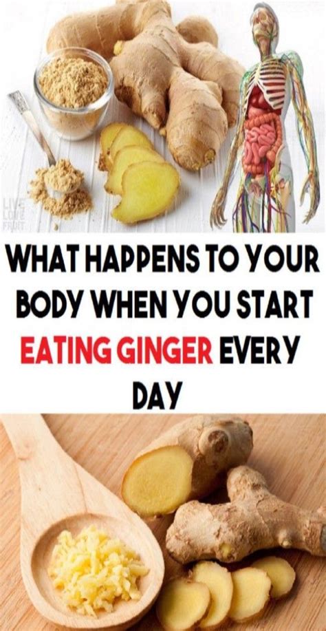 This Is What Happens To Your Body If You Eat Ginger Every Day Gingereat Bodyhappens Eat