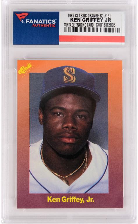 Ken Griffey Jr Seattle Mariners 1989 Classic Games Orange Rookie #131 Card