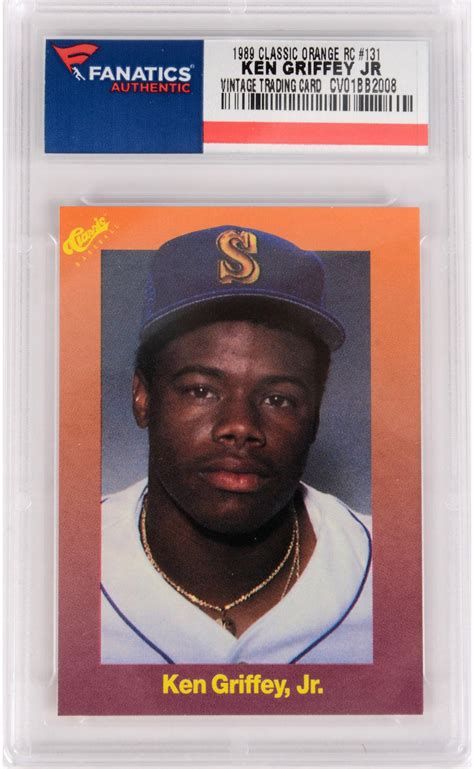 1989 Ken Griffey Jr Baseball Card Value Lot Detail 1989 Fleer 548