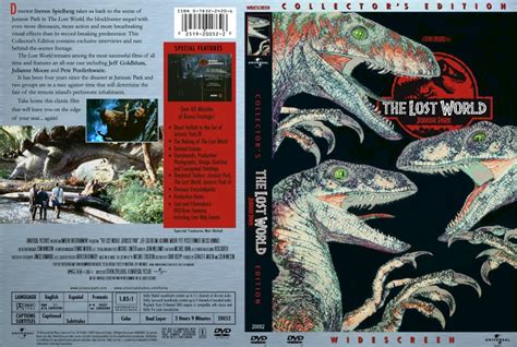 Jurassic Park The Lost World Movie Dvd Scanned Covers 336jurassic Lstwrld Nodts Dvd Covers