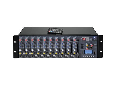 Omnitronic Rm 1422fx Usb Rack Mixer 19 Mixer Mit 12 Kanälen
