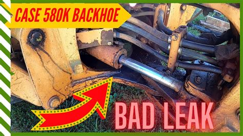 Case 580 K Backhoe Swing Hydraulic Cylinder Rebuild 2020 Youtube