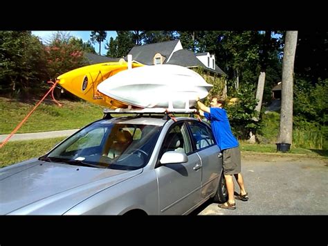 Can You Put A Kayak Rack On Any Car Car Top 2 Kayak Rack Roof Rack