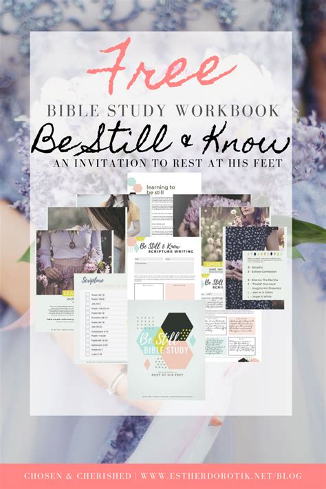 A list of free bible studies pdf books available on the online christian theological virtual library. Free Bible Study Workbook on How to Be Still and Pray ...