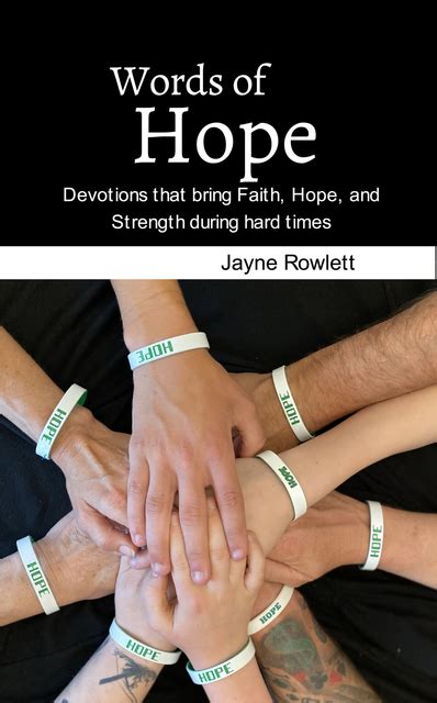 Words Of Hope Ebook By Jayne Rowlett Blurb Books