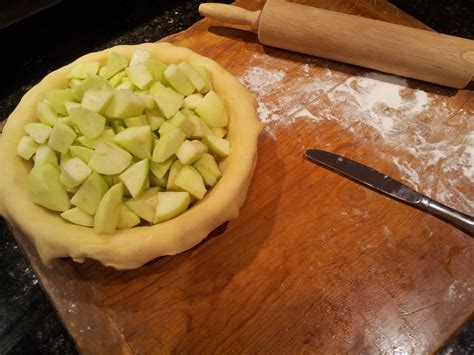 Baking A Granny Smith Apple Pie For Thanksgiving On A 100 Year Old Pie Board