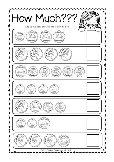 Free Counting Coins Worksheets