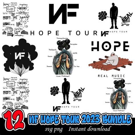 Nf Hope Tour 2023 Bundle Svg Png 12 Perfect Files Design