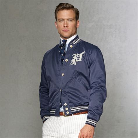 Polo ralph lauren graduate drawstring pant indigo. Polo Ralph Lauren Reversible Varsity Jacket in Blue for ...