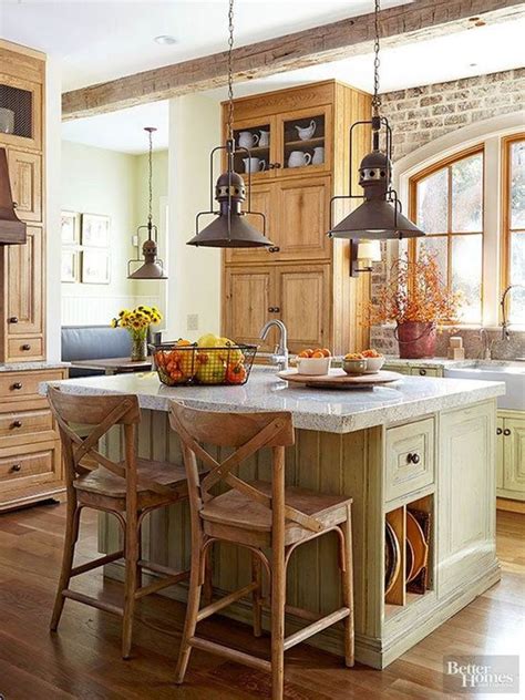 Vintage Farmhouse Kitchen Island Inspirations 25 With Images