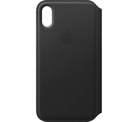 Buy Apple Iphone X Leather Case Black Free Delivery Currys