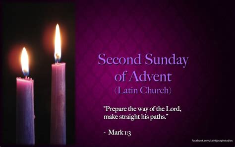 Second Sunday Advent Season Hope Love Faith