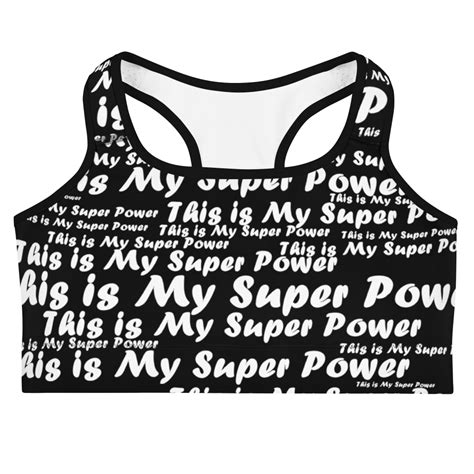 Sports bra Stuntwoman Super Power | Sports bra, Bra, Super powers