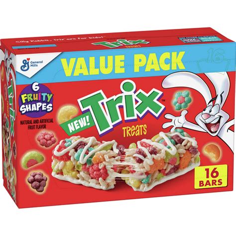 trix cereal treat bars value pack 16 ct