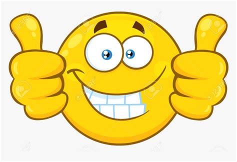 Thumbs Up Two Clipart X Transparent Png Smiling Stars Thumbs Up Png