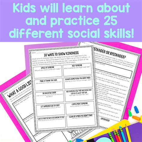Social Skills Printables Worksheets Worksheets Library