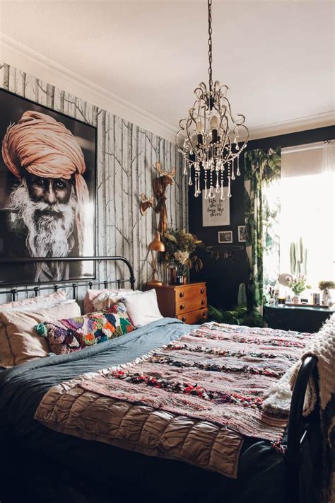 A Dark, Moody, Vintage-Filled Victorian in the UK | Master bedrooms ...
