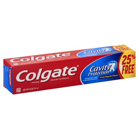 Colgate Cavity Protection Toothpaste Anticavity Fluoride Great