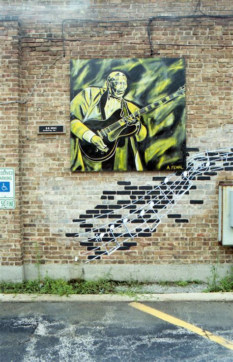 Bb King This Is The Back Wall Of Chord On Blue A Blues Flickr