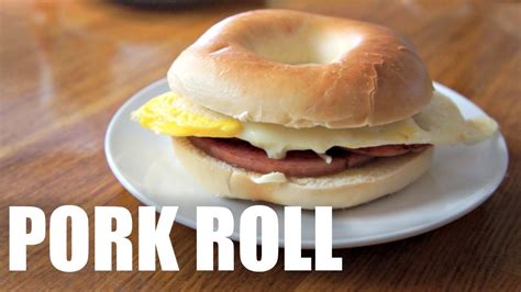 Pork Roll Jersey Breakfast Recipe Around The World Breakfast Youtube