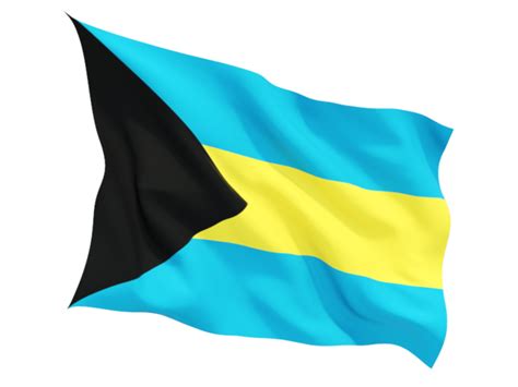 Fluttering Flag Illustration Of Flag Of Bahamas