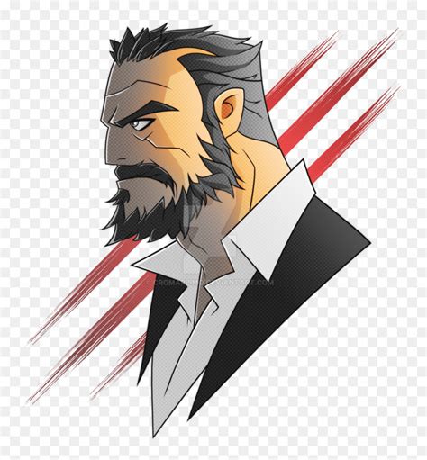 Anime Man With Beard To Draw This Type Of Hair You Can Basically
