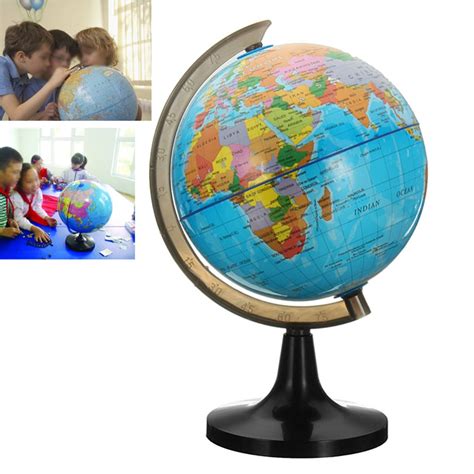 14cm Globe World Earth Atlas Map Ball Andswivel Stand Geography School